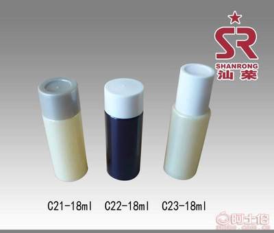 匠心定制，小巧精致 探秘汕荣塑胶18ml圆柱化妆品试用装瓶